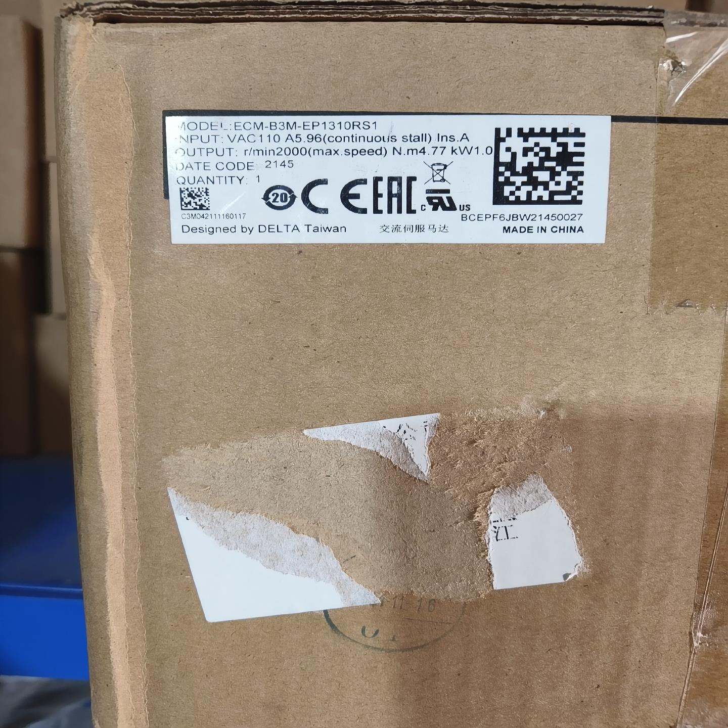 台达伺服电机ECM-B3M-EP1310RS1