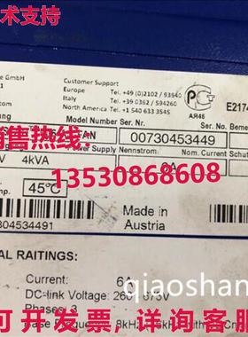 原装供应Kollmorgen SERVOSTAR 606-AS-FAN S60601 伺服驱动器