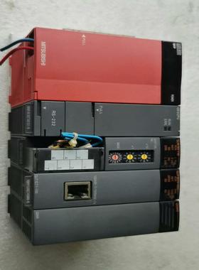 PLC一套Q61P电源模块 1个Q00CPU  1个