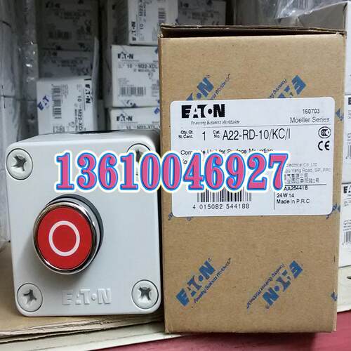 EATON MOELLER按钮A22-RD-10/KC/I