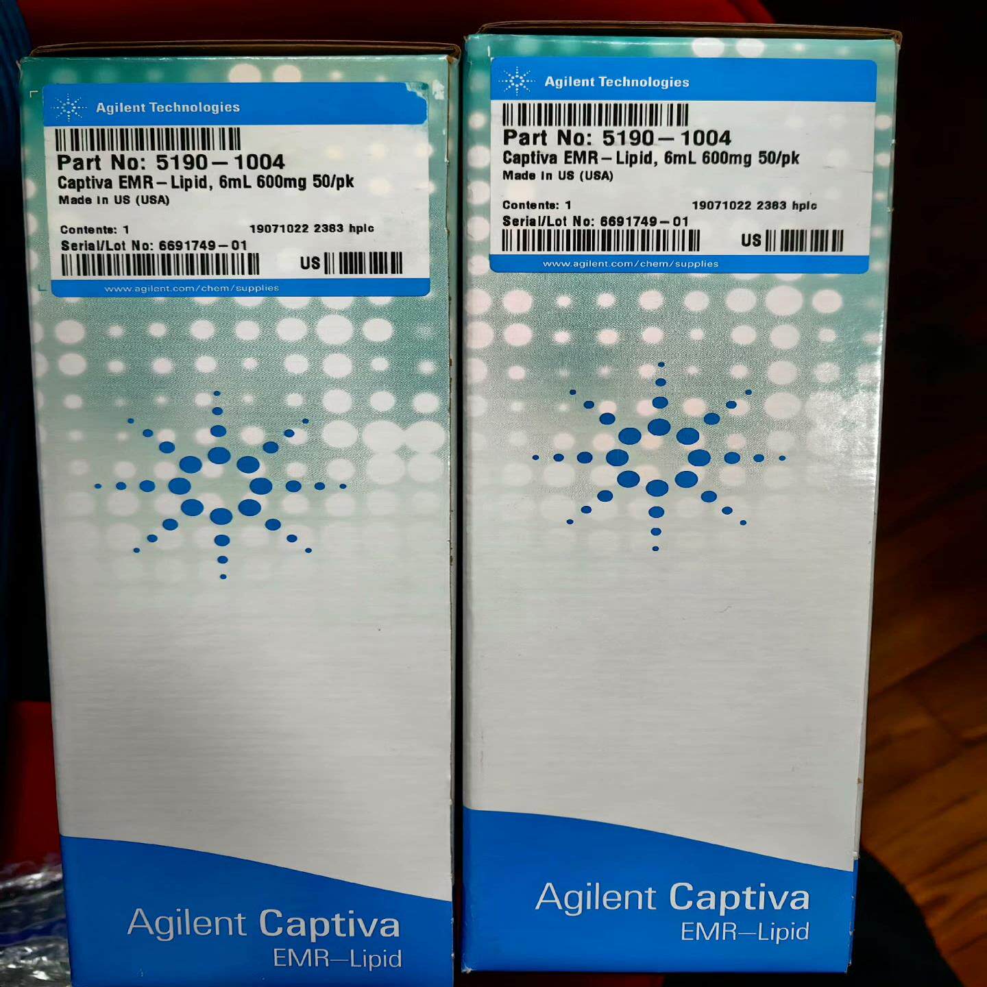 安捷伦5190-1004固相萃取柱，600mg/6cc，50