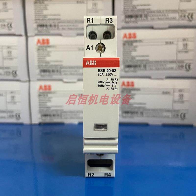 ABB建筑用接触器 ESB20-02 230V 50Hz/255V 60Hz