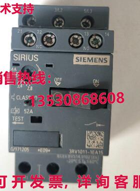 原装供应3RV1011-1EA15 电机断路器