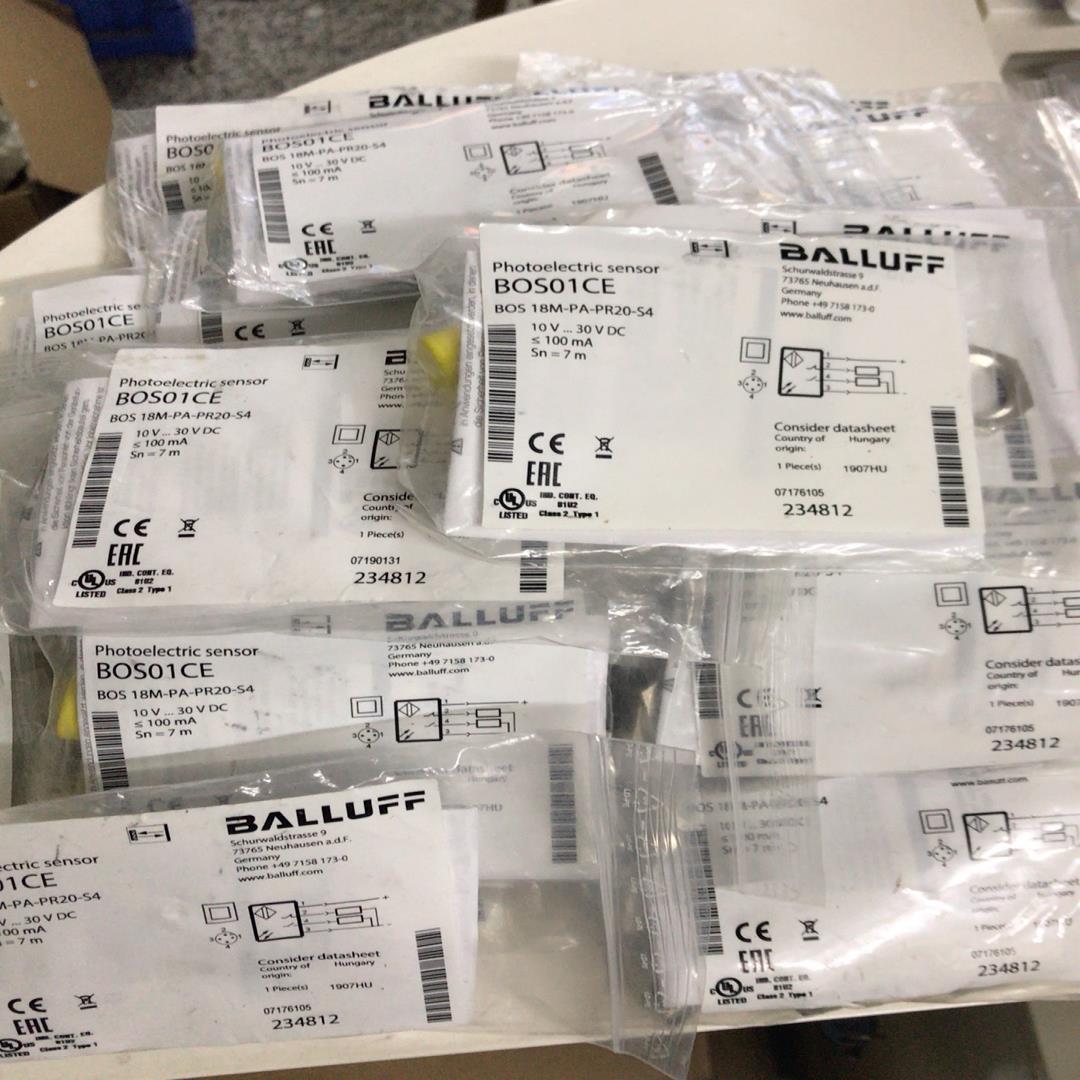 原装巴鲁夫光电开关BOS01CE BOS18M-PA-PR2