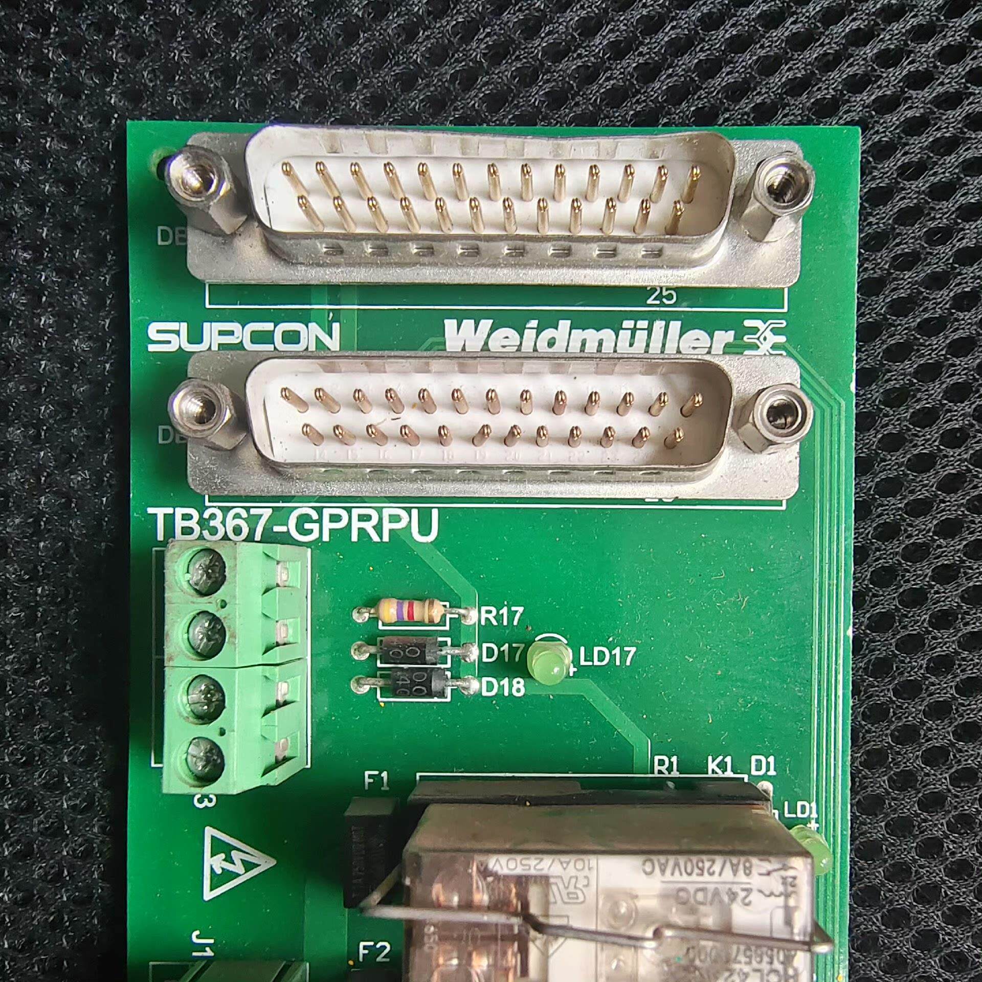 中大中控魏德米勒继电器模组模块  TB367-GPRPU