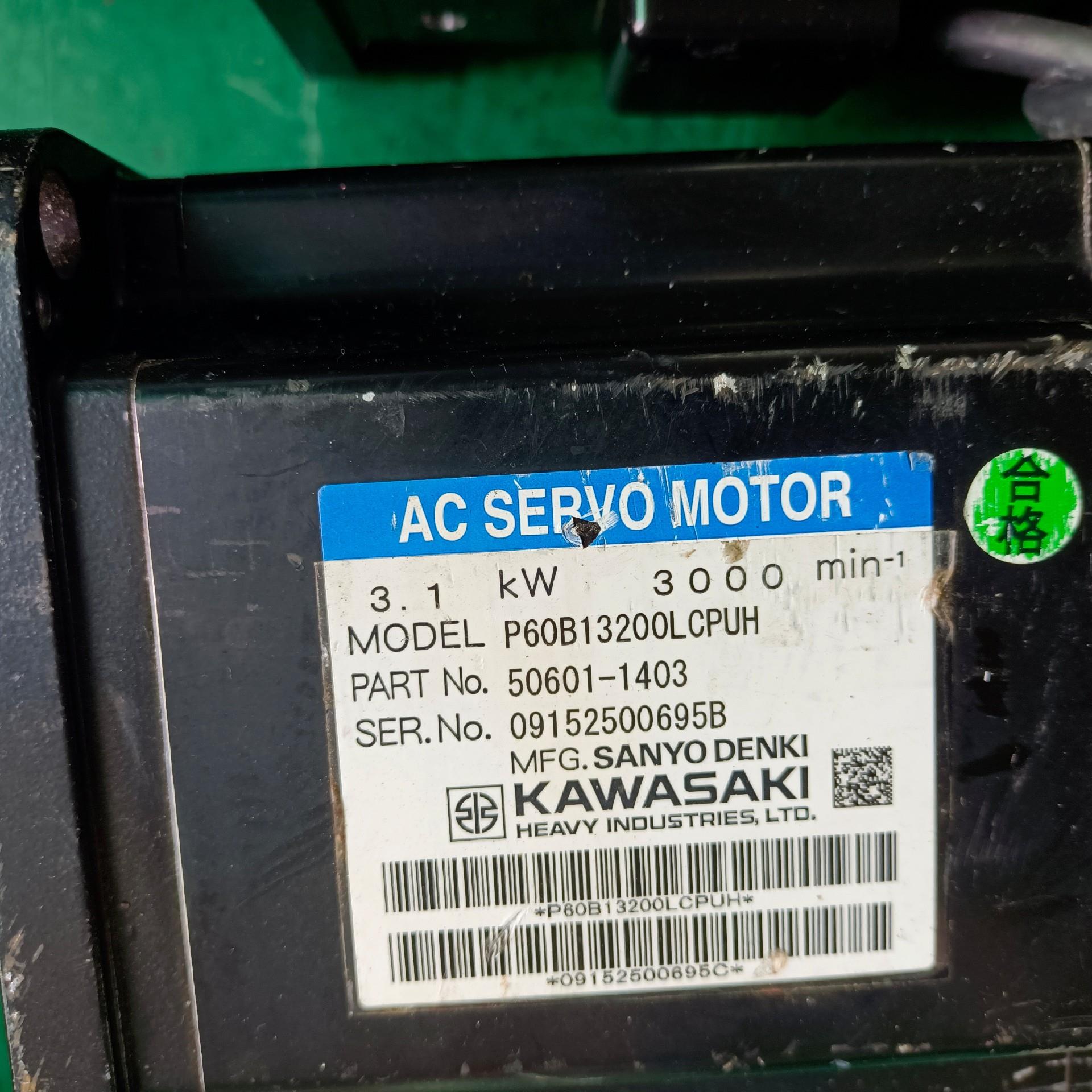 川崎伺服电机 P60B13200LCPUH  50601-1
