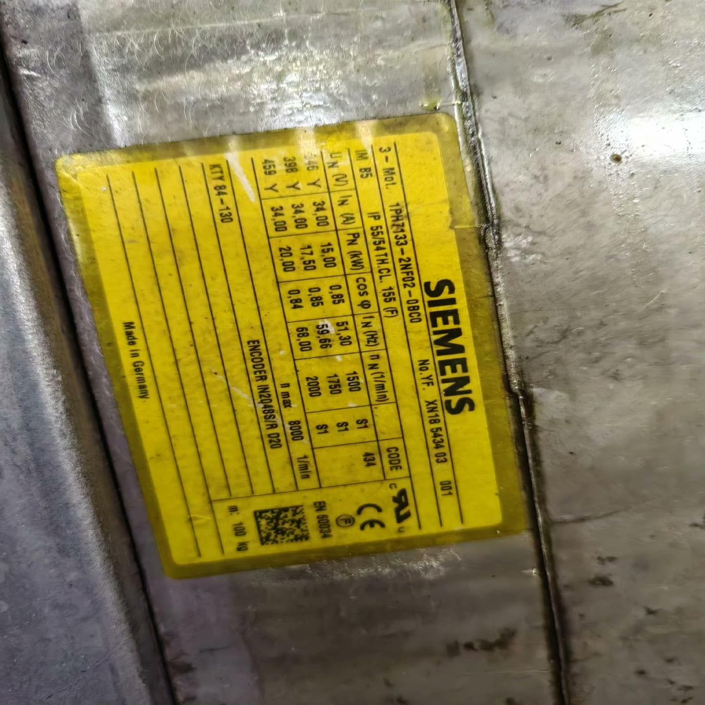 [德峰]被，比较编码器，拆用PH7133西门子实新实物主轴电机成色1