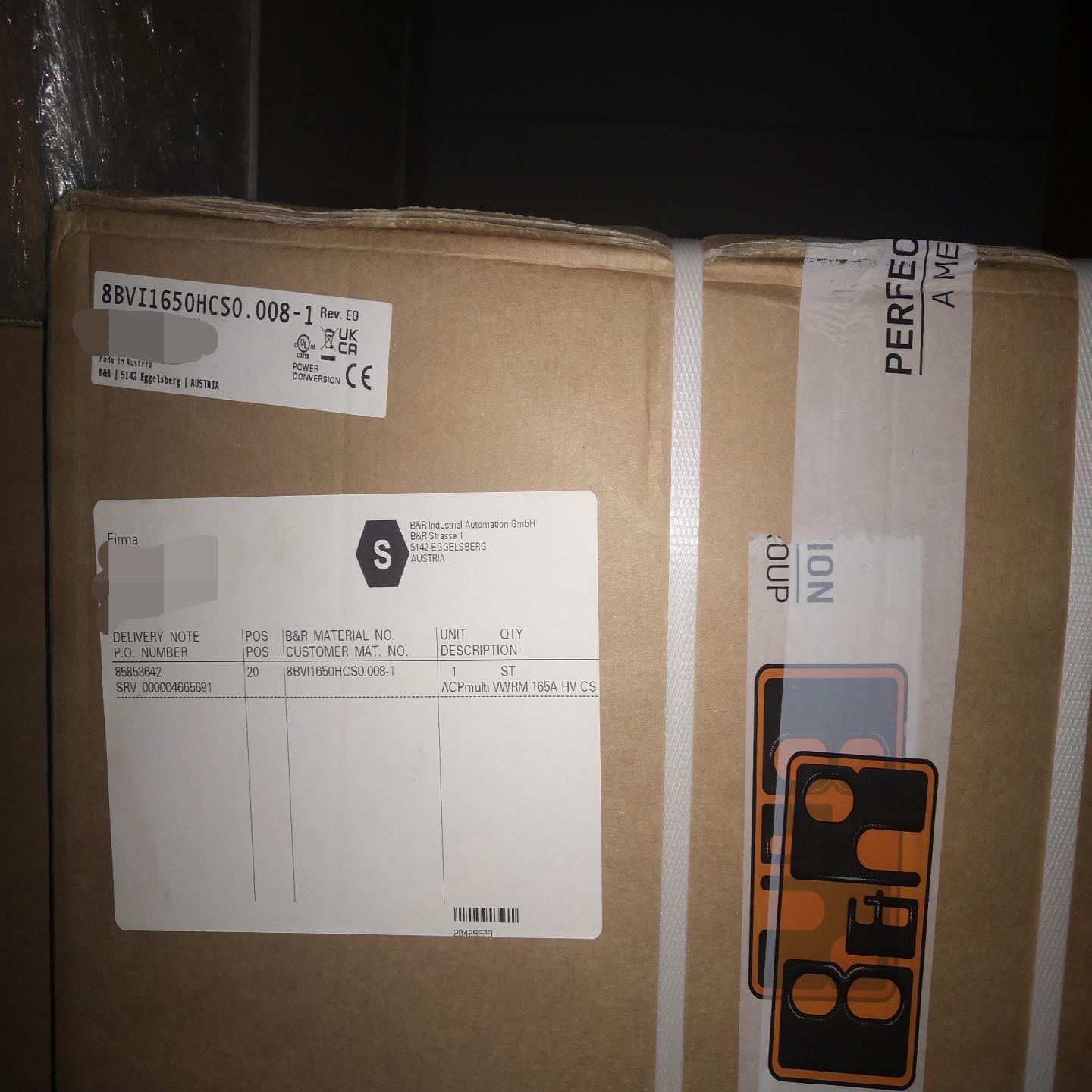 贝加莱伺服驱动器  8BVI1650HCS0.008-1全新