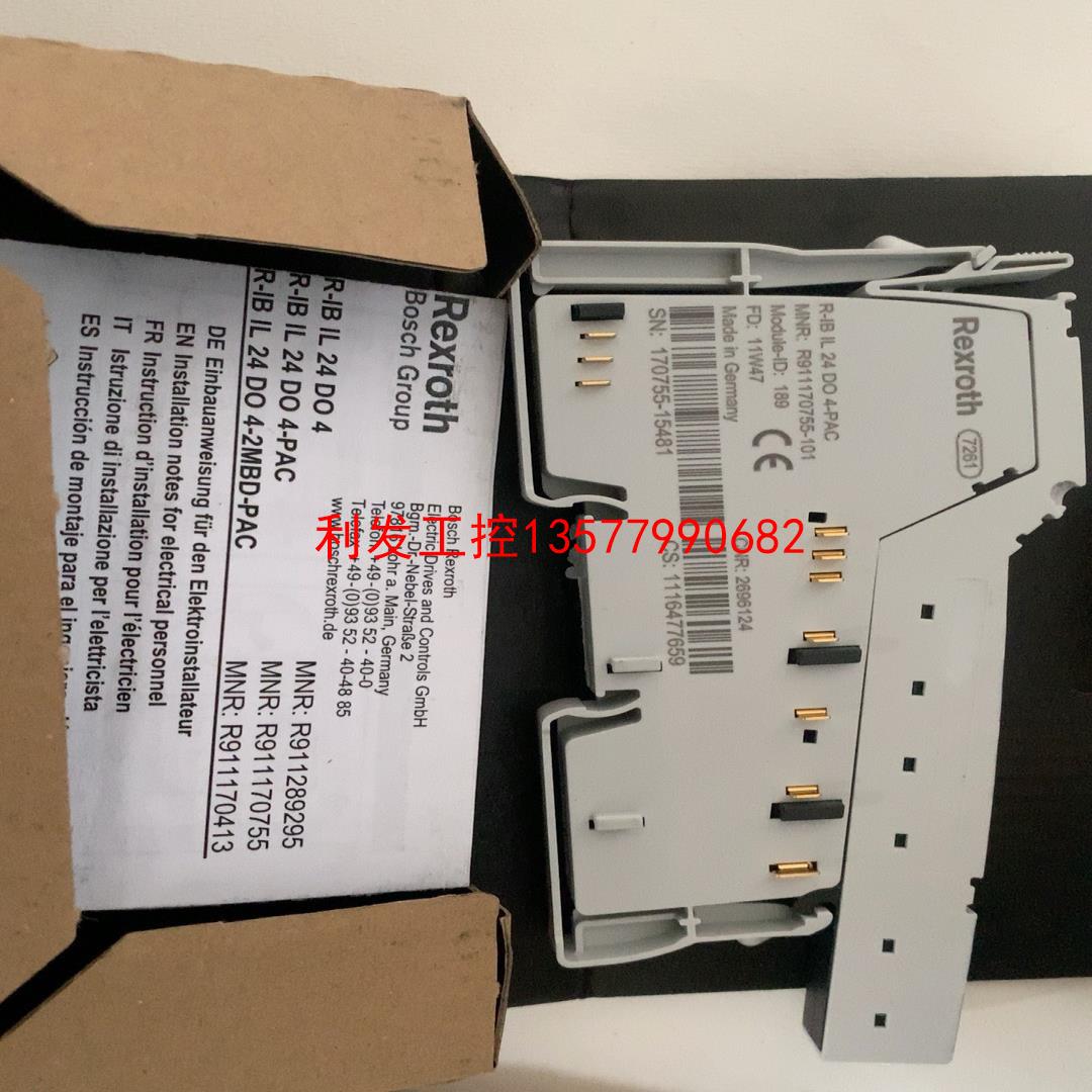 议价[利发工控]Rexroth力士乐R-IB IL 24 DO 4-PAC