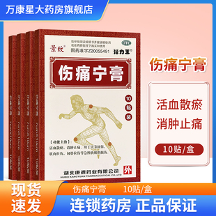 低至5.39】景致 伤痛宁膏 10贴 消肿止痛 关节扭伤 肌肉韧带 拉伤