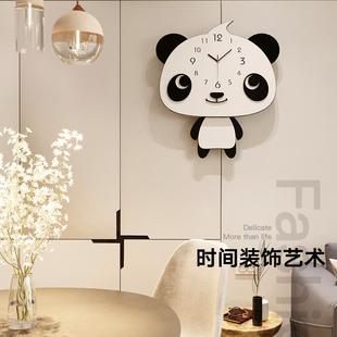 现代简约挂墙挂表时钟石英钟家用儿童创意 钟表挂钟客厅房卡通时尚