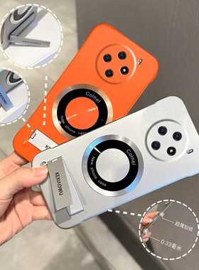 适用VIVOX100无线CD磁吸x90/x80pro保护套x30/x50高级感x60pro无边框支架手机壳x27超薄x70pro新款x50p电镀壳