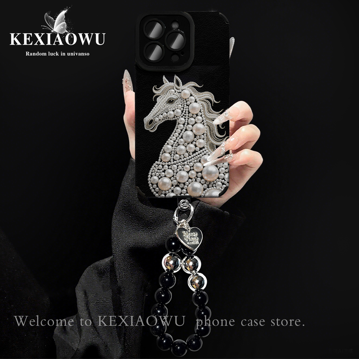 珍珠飞马适用红米k90pro手机壳