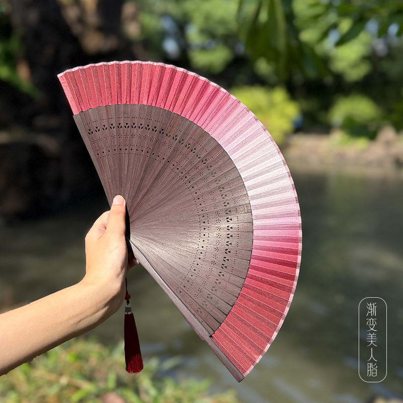 【别玉容】永夜星河寄明月同款古风扇子折扇易开合女扇舞蹈扇小