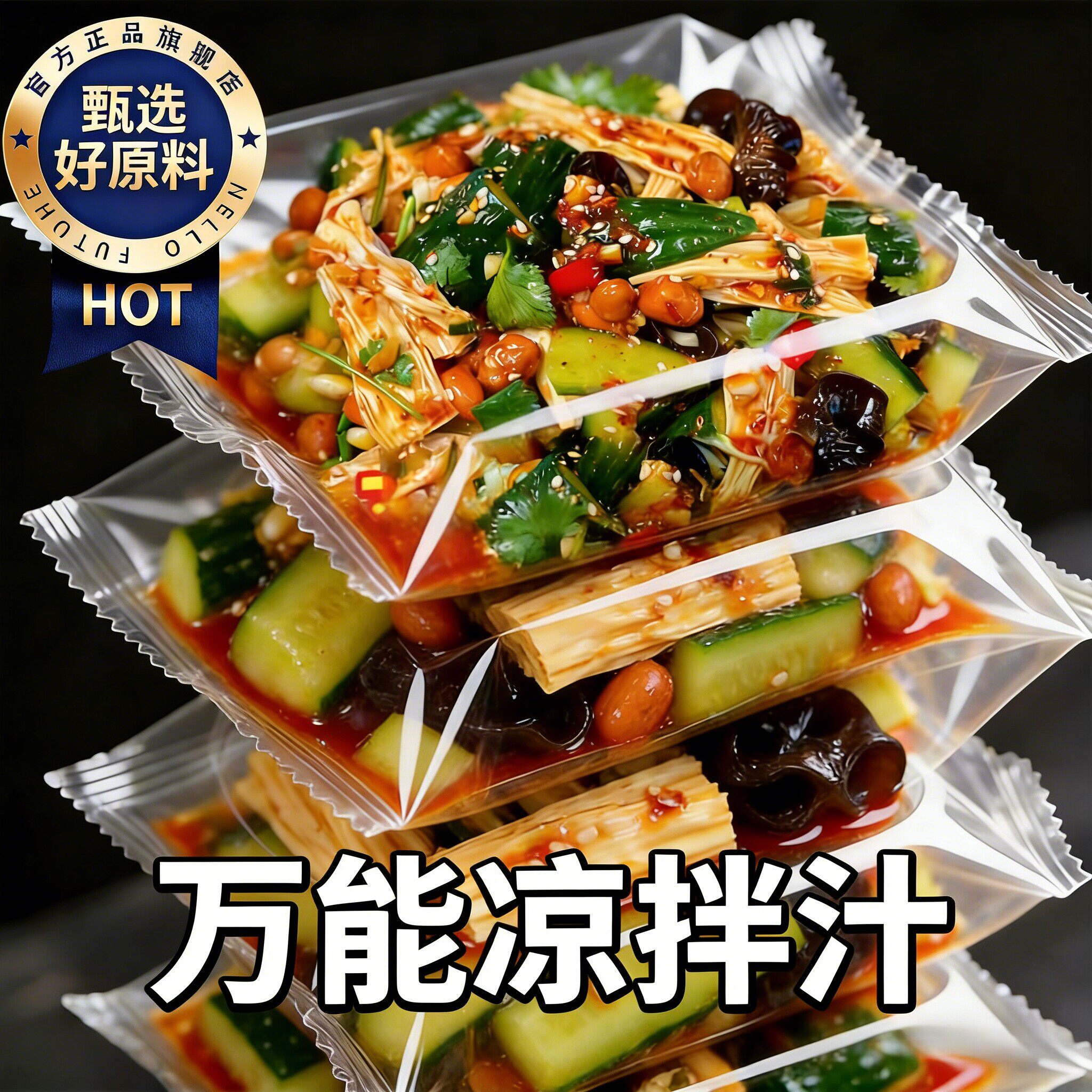酸辣凉拌汁调味汁家用万凉菜能0脂低卡0添加官方旗舰店海鲜捞汁
