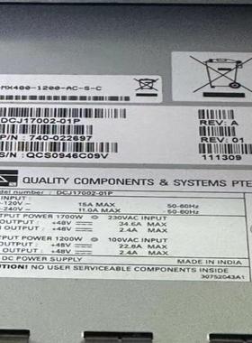 PWR-MX480-1200-AC  拆机电源可测试