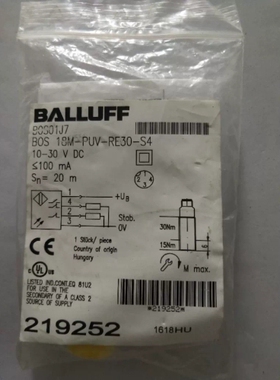 BOS01J7 BOS 18M-PUV-RE30-S4 ~议价