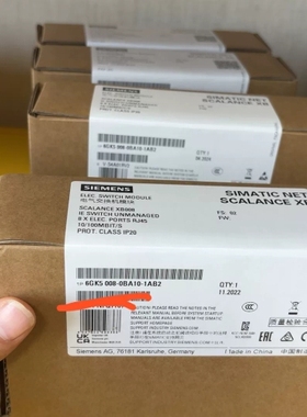 6GK5008-0BA10-1AB2，电气交换机模块， ~议价