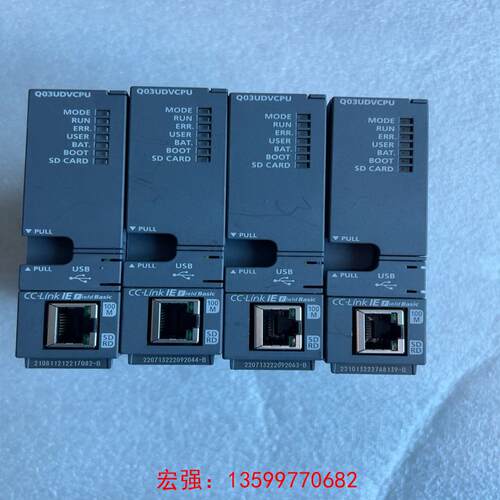 [宏强工控]三菱Q系列CPU模块Q03UDVCPU二手拆-议价