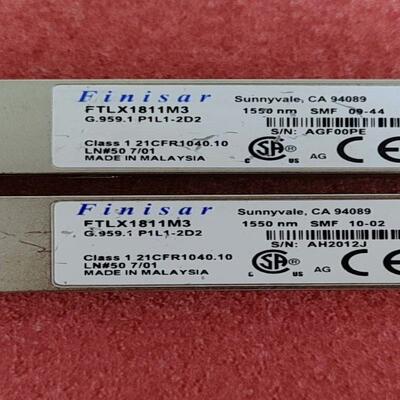 Finisar菲尼萨FTLX1811M3，华三10G80km