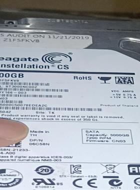 Seagte 3000GB ST3000NC002  Z1F