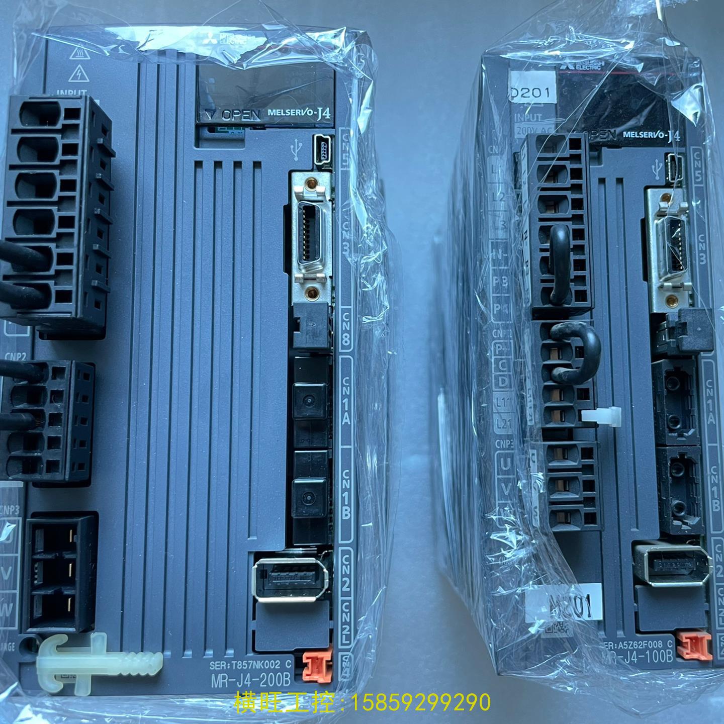 议价议价三菱伺服驱动器MR-J4-200B，