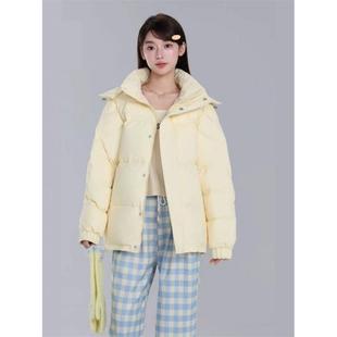 亮世秋羽绒服男女短款冬季加厚立领面包情侣宽松中戏官方旗舰店