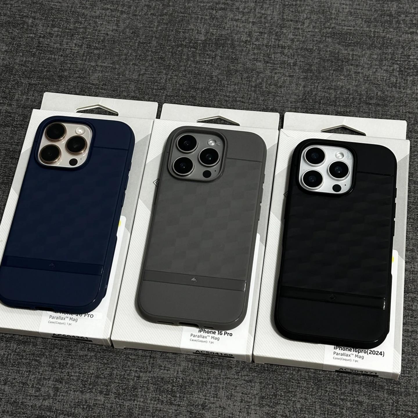 磁吸美国Caseology适用苹果iPhone 16promax手机壳新款防摔15/14/13创意菱格凹凸纹12promax超薄防滑边框外壳