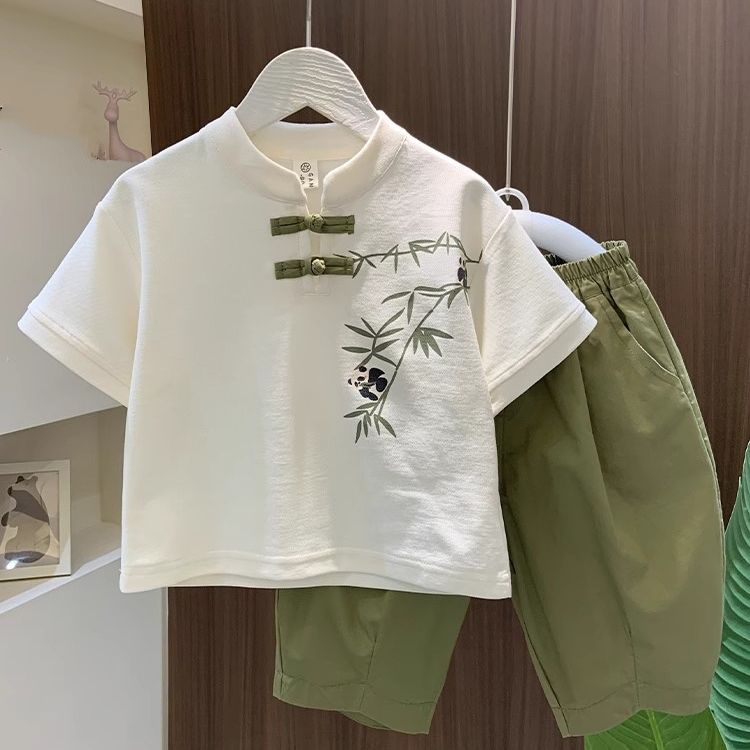 男童汉服套装夏季国风套装上衣潮