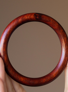 檀木手镯绿檀小叶紫女士