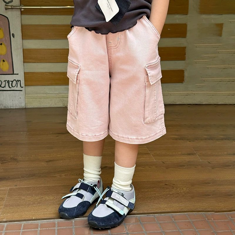 男女童夏季薄款工装五分裤