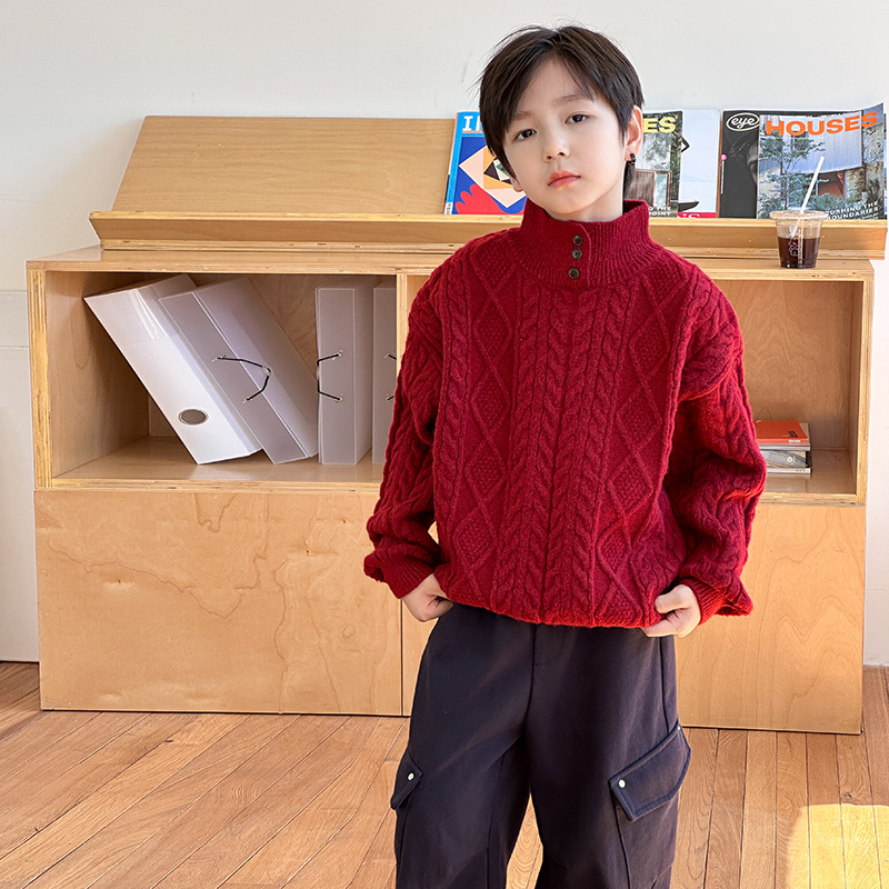 Yumi妈儿童冬季新款毛衣