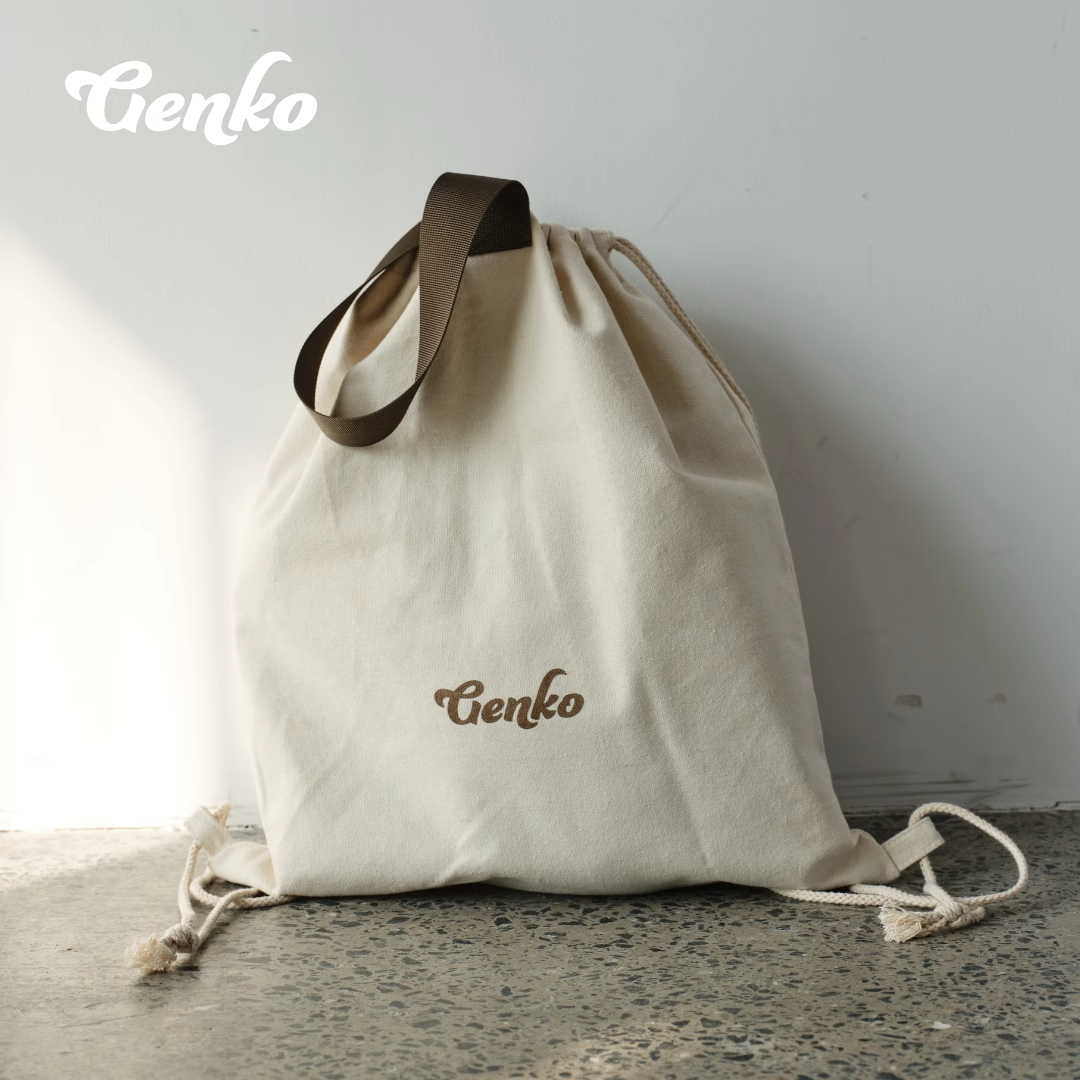 GENKO多功能运动拳击手套绷带护具头盔足球收纳袋抽绳健身包