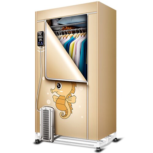 家用烘干机折叠干衣机ptc3层烘衣机干衣柜遥控定时毛毯除螨