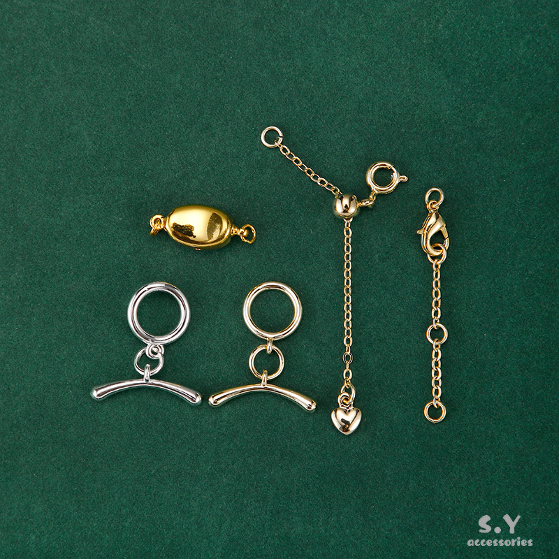 14K18K银色珍珠项链手链保色DIY