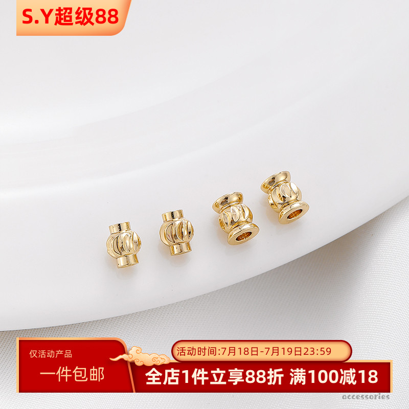 14K包金隔珠散珠手工diy