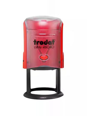 卓达46040回墨印章定制文本章定做刻字圆形章业务发货检验质