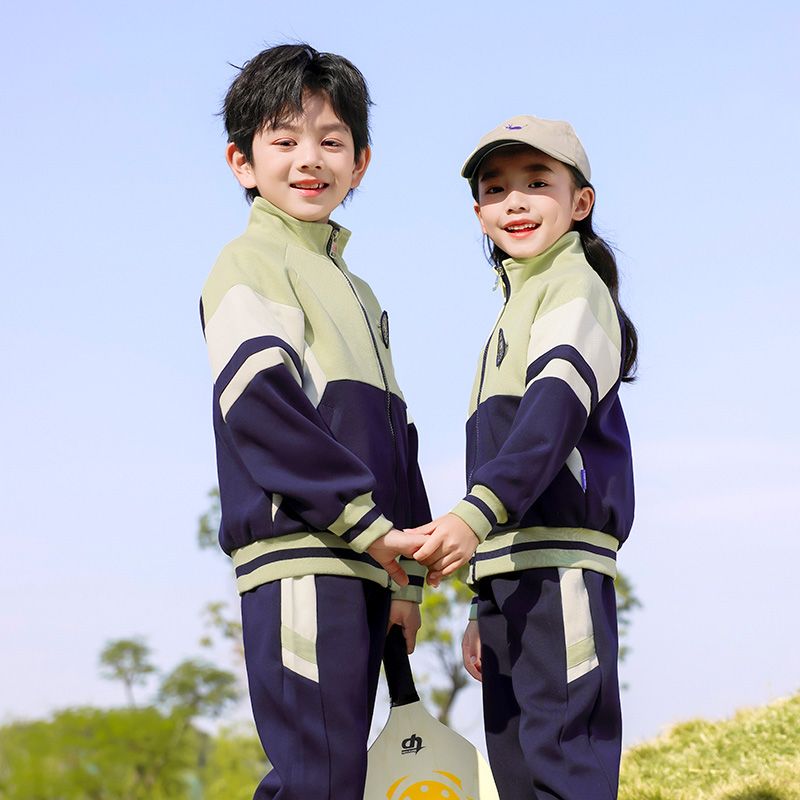 中小学生校服运动服休闲套装两件套儿童幼儿园园服春秋新款班服