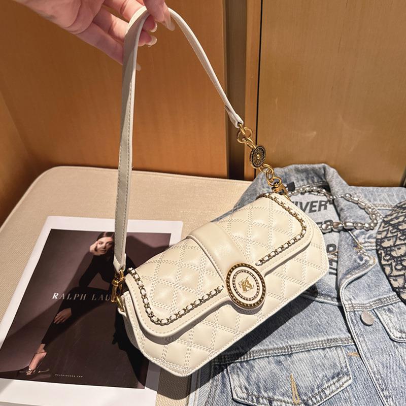 2025新款单肩腋下包女格法