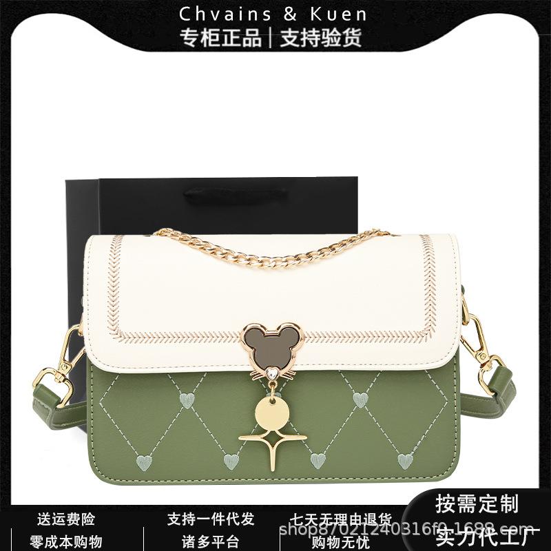 2025新款感女士包斜挎小方