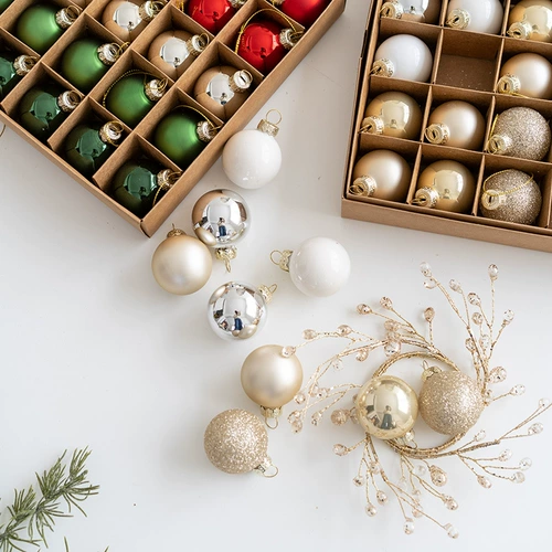 Рождественский декоративный стеклянный рождественский шар, шар особой формы, маленький шар, елочный шар, елочный пакет, реквизит для фотографий