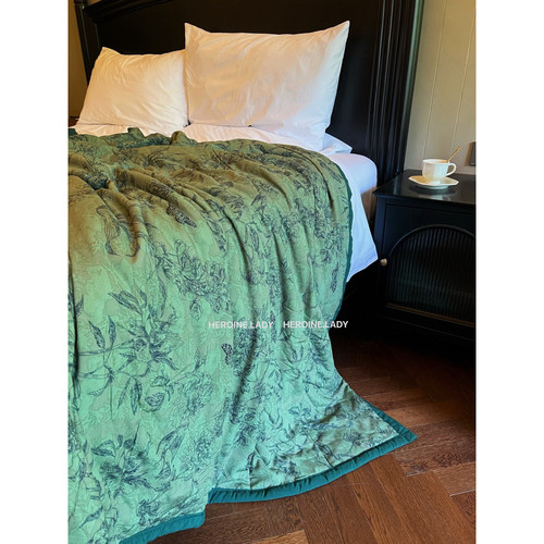 【会呼吸的夏被加棉版】HL棉绸夏季碎花夏凉被ins床上用品盖被