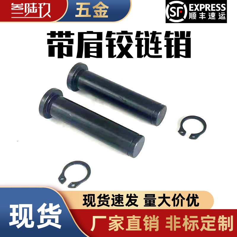 带肩铰链销卡簧轴挡圈轴MIC11