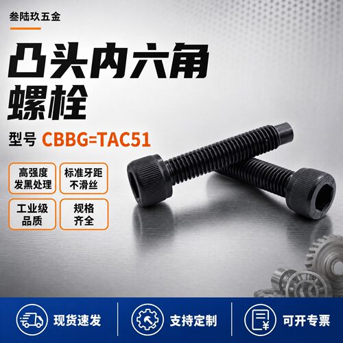 凸头内六角止动螺丝TAC51CBBG