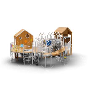 一力游乐幼儿园滑梯户外大型组合滑梯不锈钢滑梯儿童滑滑梯设施厂