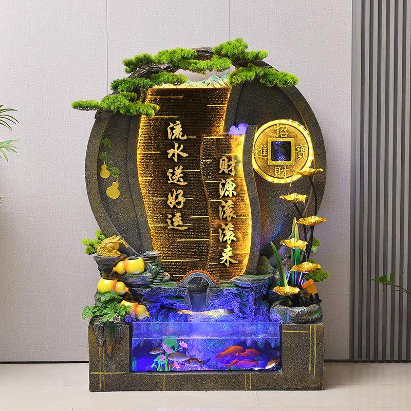 假山流水喷泉水幕墙流水屏风客厅阳台别墅庭院公司开业景观摆件,家居饰品,流水摆件,淘宝优惠券,粉丝福利购,淘宝优惠卷