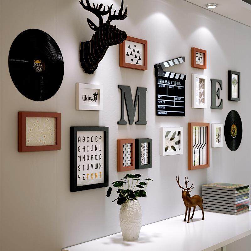 包邮【金零点2428】加夫列莱欧式实木相框照片墙/相框组合,家居饰品,DIY亲子装饰画,淘宝优惠券,粉丝福利购,淘宝优惠卷