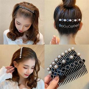 finishing bangs broken female artifact hair Pearl comb