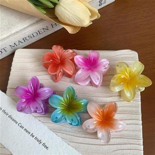 for headdress hair accessories Plumeria end women clip high