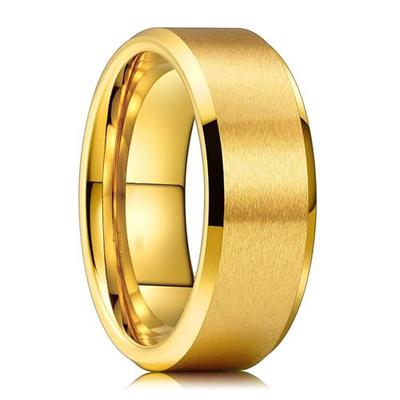 ring steel stainless steel tungsten frosted fashionable